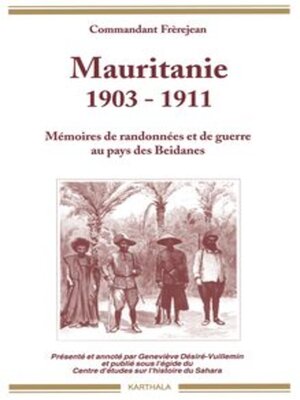 cover image of Mauritanie 1903 - 1911